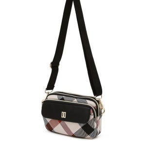 [닥스 골프 여성] [ONLINE EXCLUSIVE] 베이지 하우스체크 마이크로백 DNGF6F901I2