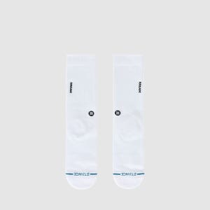 [UNISEX][KREAM X STANCE] 베이직 화이트 크루 삭스