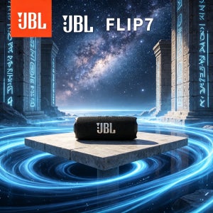 JBL Flip7 야외용 스피커, IP68 방수 및 방진, 견고한 실린더, JBL 앱, 캠핑 파티를 위한 강력한 베이스