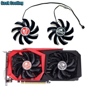 컬러풀 RTX 2060, 2060S, 2070 게이밍 GT, GTX 1060, 1050TI, 1050 에디션 비디오 카드 냉각 선풍기, 85MM GTX 1060 에디션 GPU 선풍