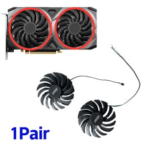 MSI GeForce RTX 3070 3060 3060Ti VENTUS 2X OC 95MM PLD10010S12HH RTX3060 RTX3070 RTX3060Ti GPU 냉각 팬용