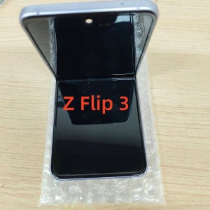 AMOLED 6.7’ 삼성 Z 플립 3 F956B F956B/DS F956U 메인 스크린 LCD 디스플레이 터치 스크린 디지타이저 프레임 포함