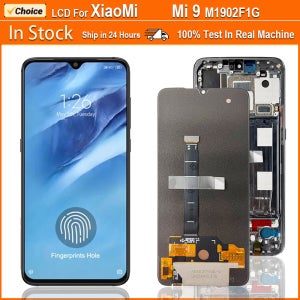 샤오미 미 9 LCD 터치 스크린 디지타이저 어셈블리용 6.39인치 슈퍼 아몰레드 디스플레이, 미 9 LCD M1902F1G 디스플레이 교체 부품
