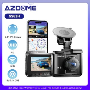AZDOME GS63H 블랙박스 4K 차량용 카메라 내장 GPS WiFi 전방 블랙박스 루프 녹화 24시간 주차 모니터링 동작 감지 ADAS