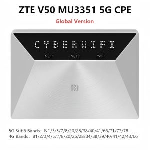 글로벌 버전 V50 5G MiFi 포켓 라우터 WiFi6 듀얼 밴드 2.4/5GHz SA NSA 4G LTE CAT13 SIM 카드 휴대용 모바일 핫스팟 모뎀