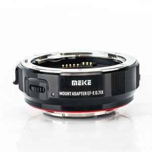 Meike 0.71x 트라이 마운트 스피드 부스터: DSLR-미러리스 어댑터｜더 넓고 밝은 렌즈｜풀 프레임/APS-C｜메탈 빌드｜Canon EF/EF용