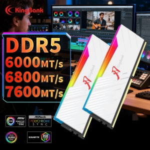 킹뱅크 소어블레이드 KRRW DDR5 RGB 시리즈 48GB (24GBx2) 6000MHz 6800MHz 7600MHz 램 하이닉스 M 다이 메모리 D5L 롱DIMM 288핀 1.