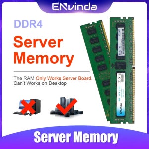 엔빈다 서버 메모리 DDR4 램 16GB 4GB 8GB 32GB PC4 2400MHz 2133MHz 2666MHz 2133P 2400T 2666V REG ECC 지원 X99 마더보