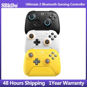 Nintendo Switch 2 PC Windows용 8BitDo Ultimate 2 Bluetooth 컨트롤러, TMR 조이스틱, 홀 이펙트 트리거가 포함된 무선 게임패드