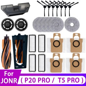 ( JONR P20 PRO / JONR T5 PRO ) 진공청소기 부품 메인 롤러 사이드 브러시 필터 걸레 천 먼지 봉투 액세서리 호환