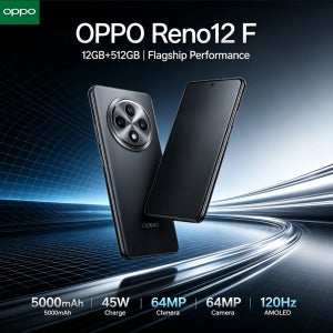 2026년형 OPPO Reno12F 스마트폰, 12GB RAM과 512GB 저장용량으로 끊김 없는 사용을 위한 고급 메모리 탑재