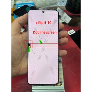 삼성 Z 플립 5 F731B 디스플레이 터치 스크린 어셈블리용 불량 LCD, Z 플립5 LCD SM-F731B F731U 디스플레이용