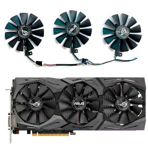 ASUS GeForce GTX1060 1070 1070ti 1080 1080ti ROG STRIX 그래픽 카드 교체용 팬 PLD09210S12HH PLD09210S12M