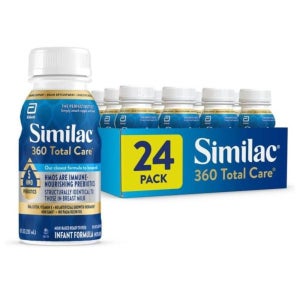 시밀락 액상분유 237ml 24개입 1팩 360 토탈 케어 Similac 360 Total Care Infant Formula Has 5 HMO