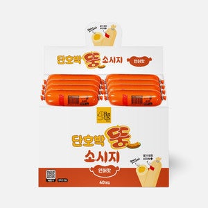 [펫어스] 단호박뚱소시지 강아지간식 40개입 연어