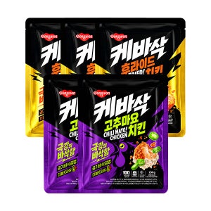[메가밴드위크][신제품] 동원 케바삭 후라이드 치킨 250g x 3봉+고추마요 치킨 250g x 2봉