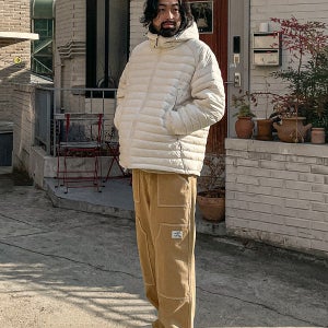 (XL-5XL)자이탄 오리털 웰론후드패딩[MDL 휴대용파우치 이중지퍼 밑단스트링 빅사이즈]