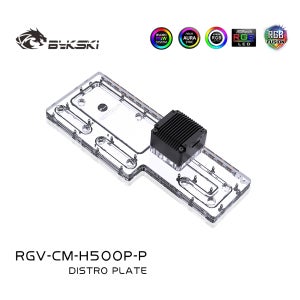 CoolerMaster H500P H500M 섀시 리저버 RGV-CM-H500P-P용 Bykski 수냉식 RGB 리저버 디스트로 플레이트