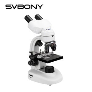 SVBONY SV605 생물학 현미경 40X-1600X 이중 광학 전자 이중 현미경 학교 복귀 안내서