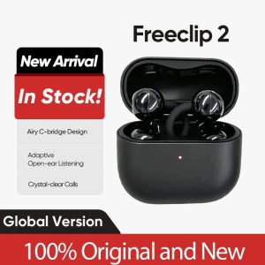 글로벌 버전 HUAWEI Freeclip 2 블루투스 무선 헤드폰 에어리 C-브리지 디자인 이어버드 적응형 오픈이어 청취