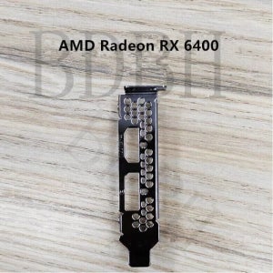 사파이어 HP 라데온 RX 6400 LP 그래픽 비디오 카드 DP HDMI 포트를 표준 높이 어댑터 컨버터로 변환하는 로우 프로파일 브래킷