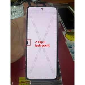삼성 Z 플립 5용 도트 라인 LCD 디스플레이 터치 스크린(결함 있는 화면 교체용)