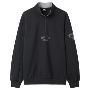 [엔비에이] 하프 집업 맨투맨 다크 그레이 N264TS032P