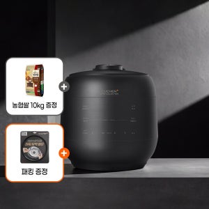 쿠첸 패킹+쌀10kg그레인 티탄 컬렉션 U 듀얼 6인용 IH밥솥 CRT-UPD0640TETS