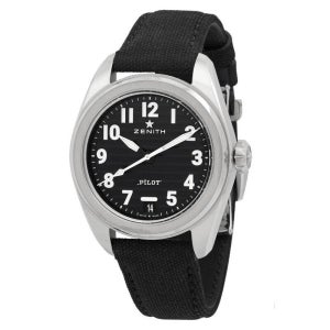 제니스 파일럿 오토매틱 블랙 다이얼 시계 03 4000 3620 21 I001 남성 Pilot Automatic Black Dial Men s Watch 134591675