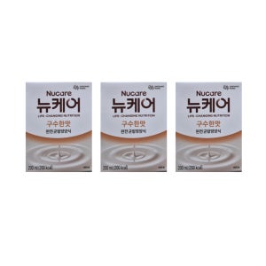 뉴케어 구수한맛 30팩 검은깨맛 30팩 200ml 빨대형 부모님 노인 영양식 유동식 식사대용 환자식 건강선물  30개