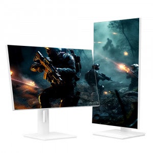 크로스오버 27LGQ175CM 4면제로 QHD iPS TYPE-C Ai 화이트 멀티스탠드 무결점