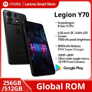 레노버 리전 Y70 2026 게이밍 스마트폰 글로벌 ROM 스냅드래곤 8 Gen 5 CPU 6.82인치 144Hz 디스플레이 8000mAh 90W 휴대폰
