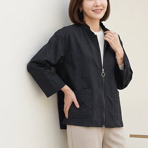초일리셔링넥면자켓