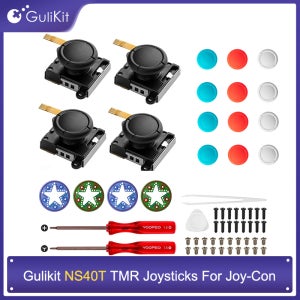 Gulikit NS40T TMR 조이스틱 Joy-con 수리 교체 Nintendo Swith OLED NS Lite 조이 콘 스틱 캡 게임 패드 액세서리
