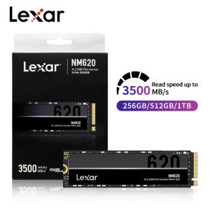 렉사 NM620 M.2 2280 PCIe Gen3x4 NVMe SSD 최대 3500MB/s 읽기 속도, 2400MB/s 쓰기 속도 내장형 솔리드 스테이트 드라이브 256GB 512
