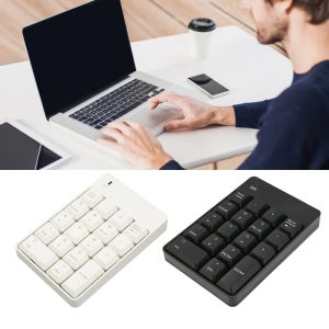 숫자 키패드 숫자판 SK 51AG 2.4G 무선 18키 소프트 프레스 터치 USB 숫자패드 가정용 업무용 18키 숫자패드