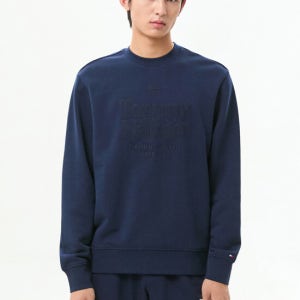 TOMMY HILFIGER MEN 시즈널 그래픽 크루넥 맨투맨 T12G7TPO550MT1DCC