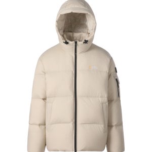 내셔널지오그래픽 N264UDW880 골든몰 후디 구스다운 점퍼 SILVER BIRCH