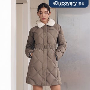 디스커버리 익스페디션 [택가339,000] 여성 멜로즈 튜브 다운 롱패딩 (D/BEIGE)
