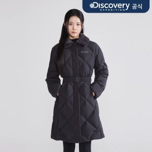 디스커버리 익스페디션 [택가339,000] 여성 멜로즈 튜브 다운 롱패딩 (BLACK)