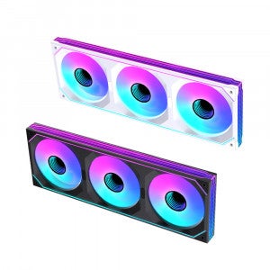 러빙쿨 LG-360-Y ARGB PWM 3열 쿨링팬  (블랙)