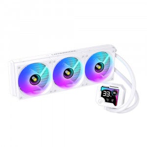 러빙쿨 AK-360-03 ARGB 디지털 3열 수랭쿨러  (화이트)