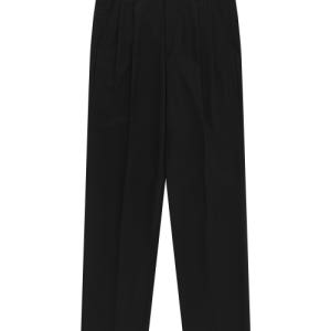[벨리프] Wool Gabardine 2-Pleated Adjust relaxed Trousers (Black) BFP26662