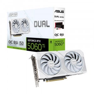 ASUS DUAL 지포스 RTX 5060 Ti WHITE OC D7 8GB 코잇