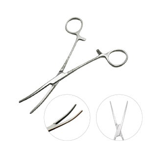 케리 16cm cvd (B) 곡선형 일반형 켈리 포셉 핀셋 겸자 의료용 병원용 모스키토