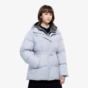 라코스테 여성 3 IN 1 중기장 다운