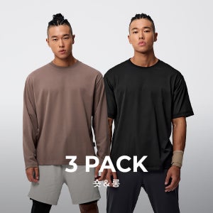 3PACK 에어 코튼 티셔츠 남자 반팔