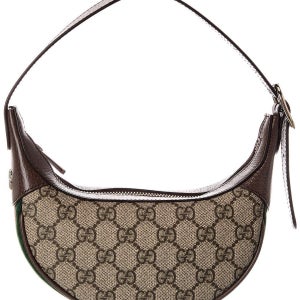 구찌 오피디아 스몰 GG 수프림 캔버스 가죽 호보백 332509777 gg 가방 Ophidia Small Supreme Canvas Leather Hobo Bag 160190560