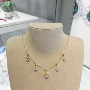 스와로브스키 IMBER NECKLACE DANGLING WHITE/GOS 5705463