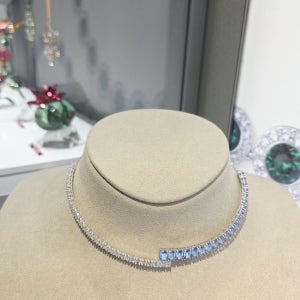 스와로브스키 MATRIX CHOKER 목걸이 BLU/RHS 5722464